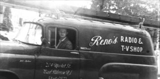 The Reno's Appliance Story: Reno Cioletti, founder of Reno's Radio & TV (circa 1951)