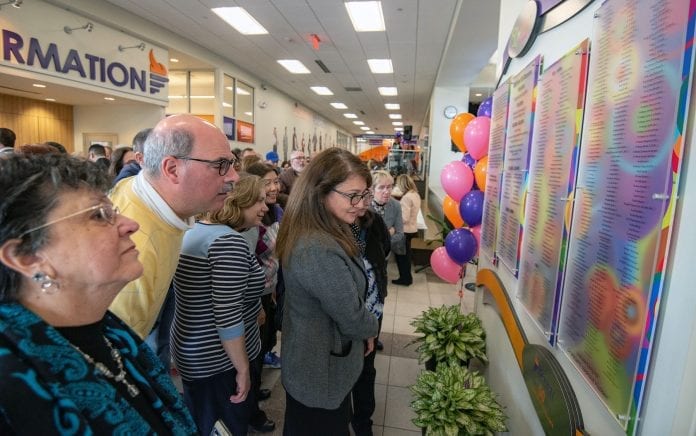 Bergen Community College Donor Wall Unveiled