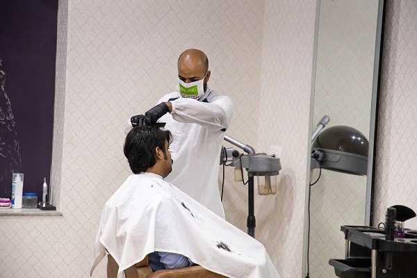 When will NJ hair salons and barber shops open for business?