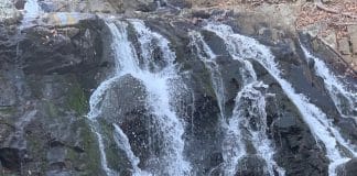 Waterfall at Ramapo Reservation in Mahwah NJ