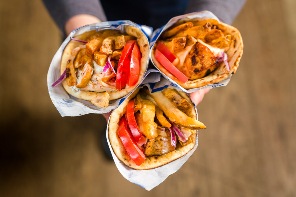 The Gyro Project in Fort Lee, New Jersey features authentic Greek street food with a modern twist.