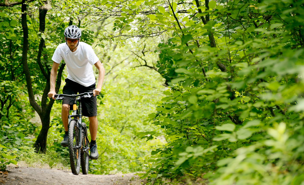 The pedestrain path at Saddle River County Park is popular with walkers, runners and cyclists.