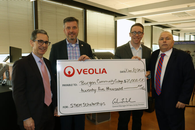 Veolia Northern New Jersey Water Operations donates $25,000 for BCC Student Scholarships. Read more on mybergen.com. 