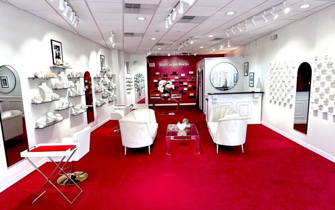 Step into Elegance! Our Red Carpet Rocks showroom in Westwood welcomes you to a world of affordable luxury.